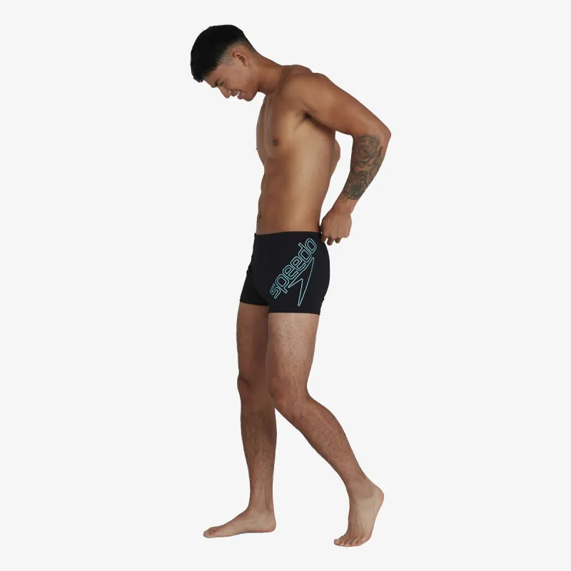 Speedo BOOM LOGO PLMT ASHT AM BLACK/BLUE 