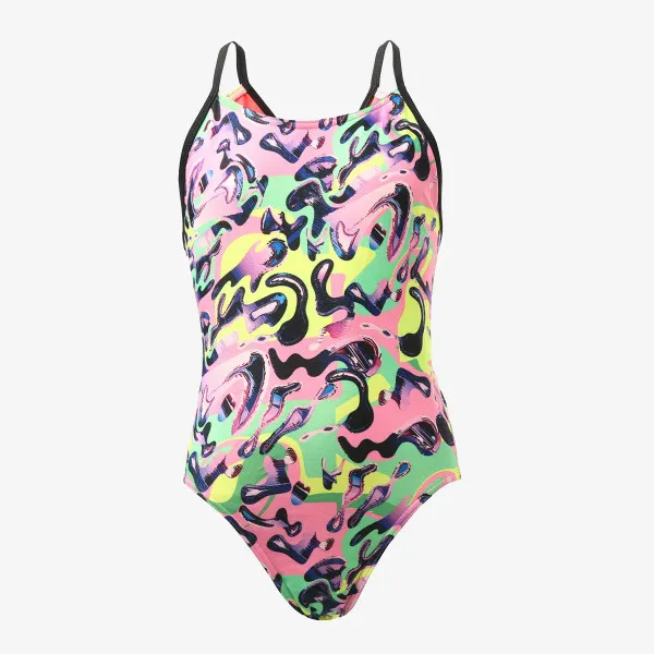 SPEEDO KUPAĆI KOSTIM ALV LANE LINE BACK JF PINK/YELLOW 