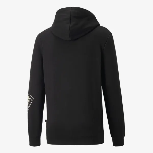 Puma Majica s kapuljačom na patent Power Logo Full-Zip Hoodie TR 