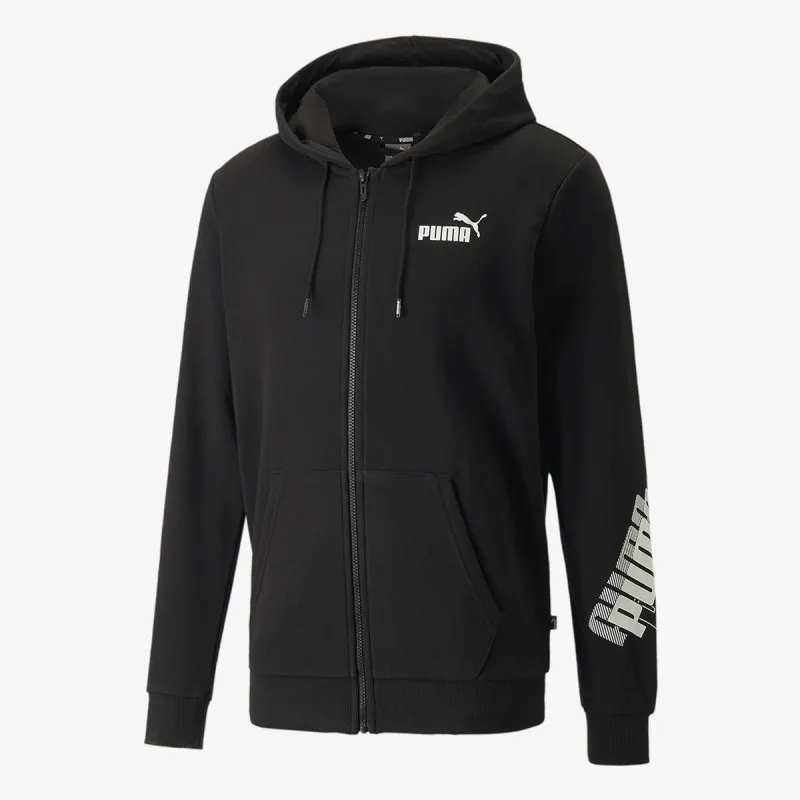 Puma Power Logo Full-Zip Hoodie TR 