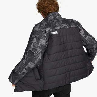 Puma ESS+ PADDED AOP JACKET PUMA BLACK