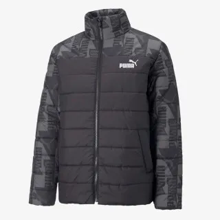 Puma ESS+ PADDED AOP JACKET PUMA BLACK