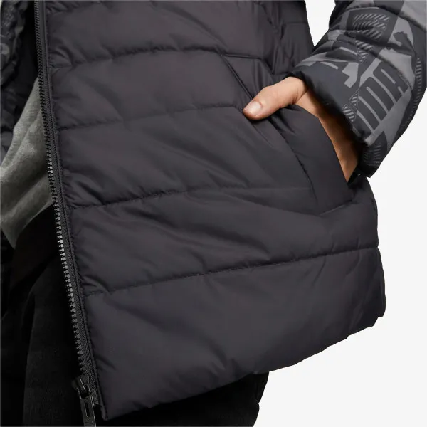 Puma ESS+ PADDED AOP JACKET PUMA BLACK