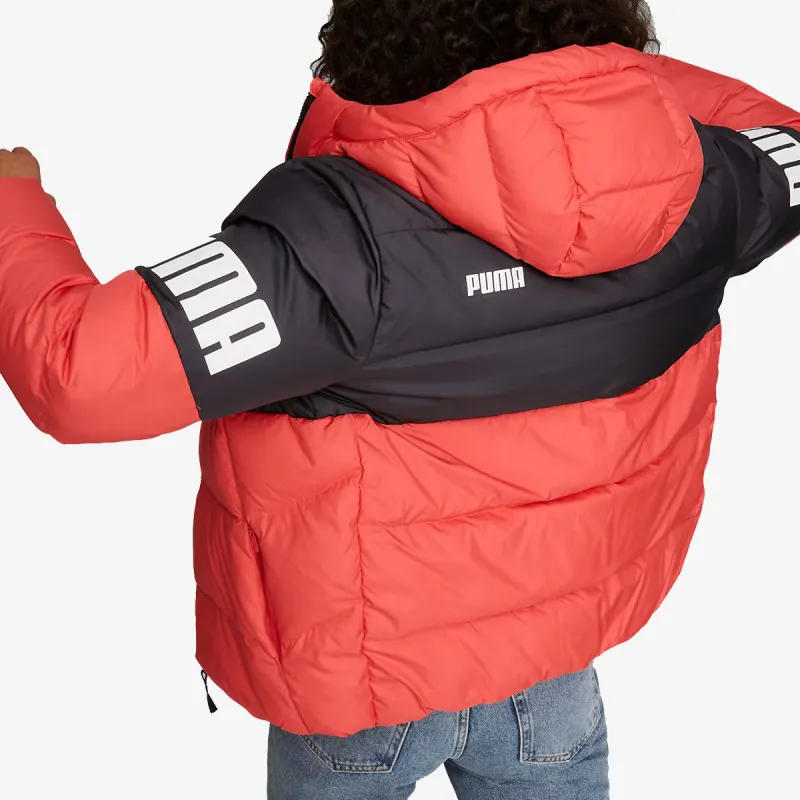 Puma PUMA POWER HOODED DOWN PUFFER