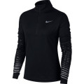 Nike Majica dugih rukava s polu patentom W NK DRY FLSH ELMNT TOP HZ 