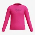Speedo Unisex Long Sleeve Classic Logo Rash Gua 