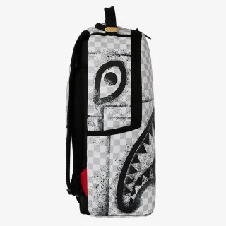 SPRAYGROUND RED STENCIL SHARK BACKPACK 