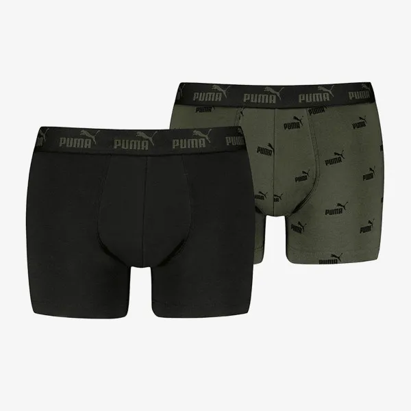 Puma PUMA ELEMENTS MEN LOGO PRINT BOXERS 2P 