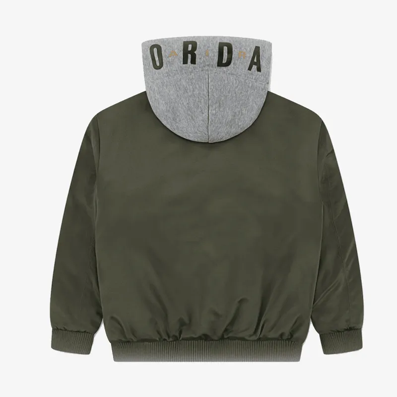 JORDAN JDN BIG LOGO HOODED BOMBER