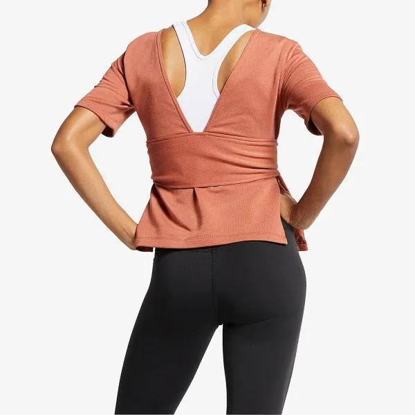 Nike W NK STUDIO SS WRAP TOP