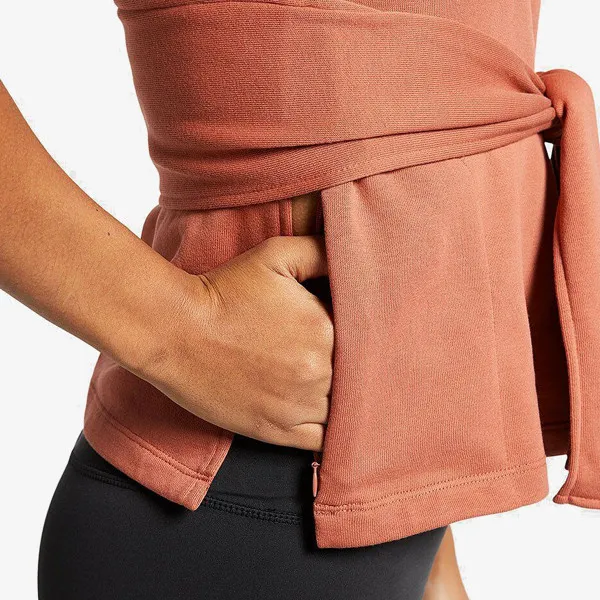 Nike W NK STUDIO SS WRAP TOP