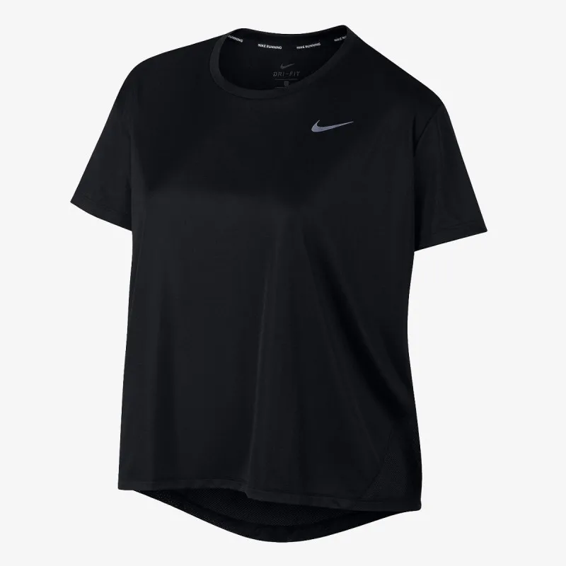 Nike W NK DRY MILER TOP SS PLUS 