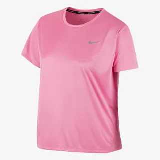 Nike W NK DRY MILER TOP SS PLUS 
