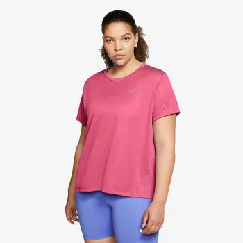 NIKE T-SHIRT W NK DRY MILER TOP SS PLUS 