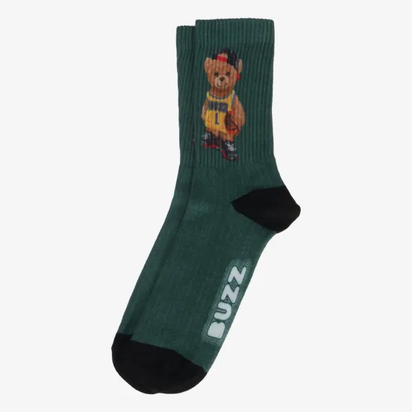BASKET TEDDY SOCKS 