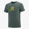 Salomon SALOMON t-shirt COTON LOGO SS TEE M GREEN GABLES/LEMCU 