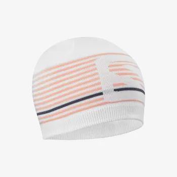 SALOMON ZIMSKA KAPA FLATSPIN SHORT BEANIE Wh/Tropical P/Ebon 