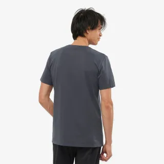 Salomon SALOMON t-shirt COTTON TEE M Ebony/Bk/Olive Nigh 