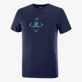 Salomon SALOMON t-shirt COTTON TEE M NIGHT SKY/Tanager T 