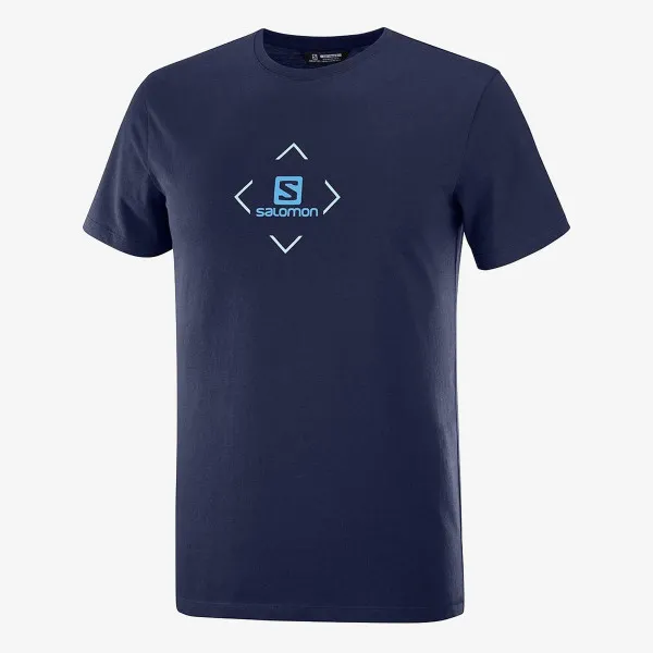 Salomon SALOMON t-shirt COTTON TEE M NIGHT SKY/Tanager T 