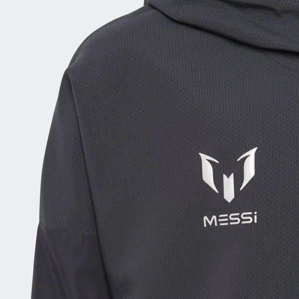 adidas YB M HZ HOODIE CARBON/BRCYAN 