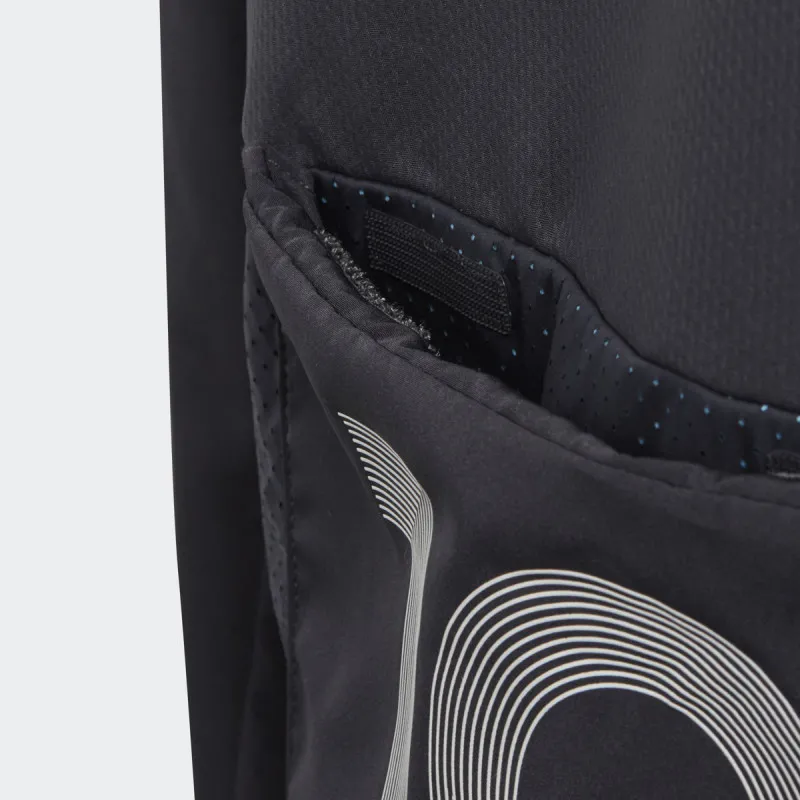 adidas YB M HZ HOODIE CARBON/BRCYAN 