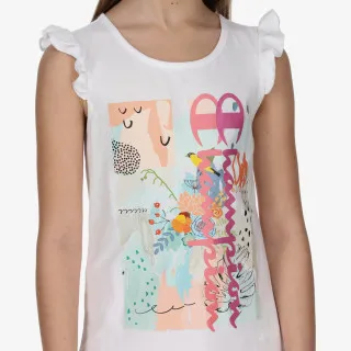 Champion GIRLS ART SLEEVELESS T-SHIRT 