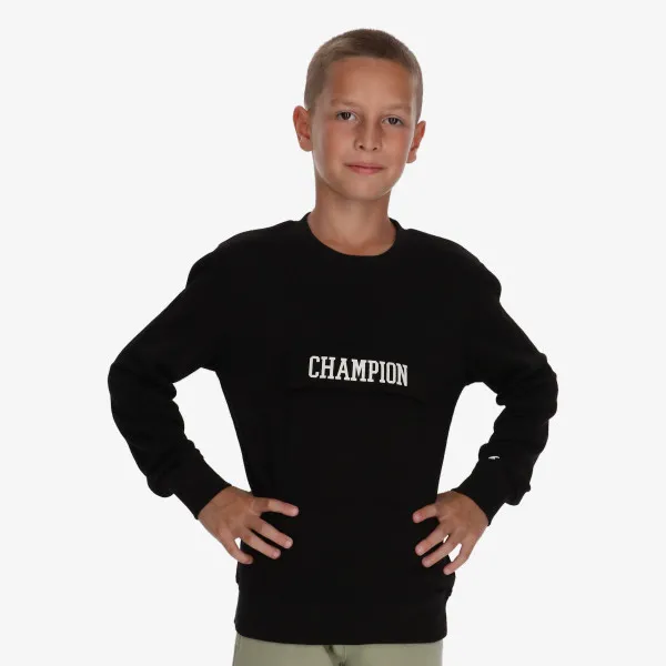 Champion MAJICA BEZ KRAGNE BOYS COLLEGE LOGO CREWNECK 