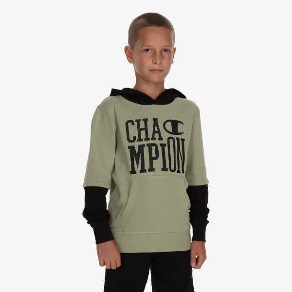 Champion MAJICA S KAPULJAČOM BOYS COLLEGE LOGO HOODY 