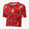 Nike W NSW TEE GLAM DUNK CROP 
