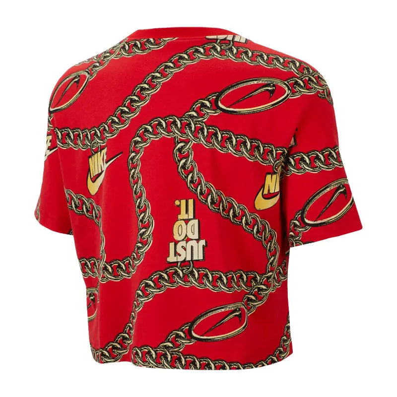 Nike W NSW TEE GLAM DUNK CROP 