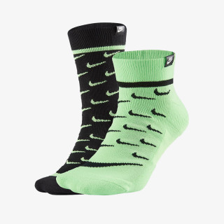 Nike Čarape U SNKR SOX CREW 2PR - TRANSPARENT UPPER/ 
