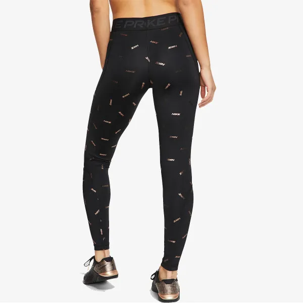 Nike Tajice W NP TIGHT NIKE TOSS PRINT 