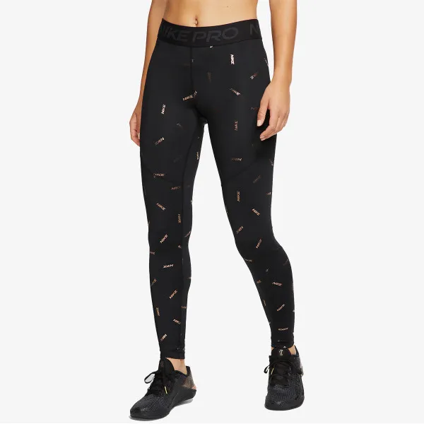 Nike Tajice W NP TIGHT NIKE TOSS PRINT 