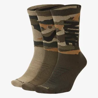 Nike U NK EVERYDAY MAX CUSH CREW 3PR- CAMO 
