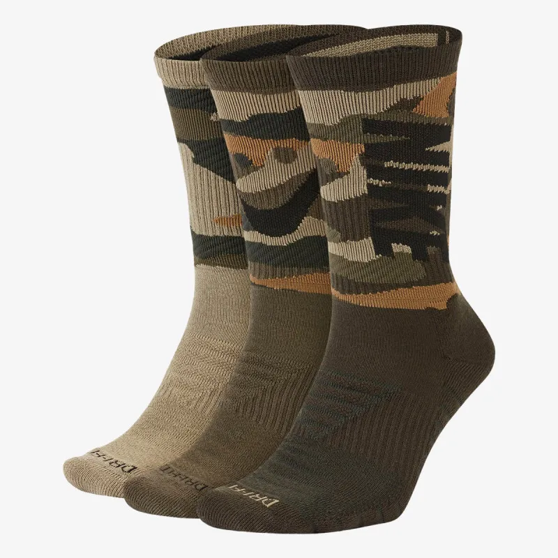 Nike U NK EVERYDAY MAX CUSH CREW 3PR- CAMO 