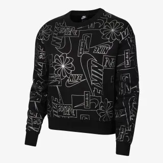 Nike W NSW ICN CLSH FLC AOP TOP 