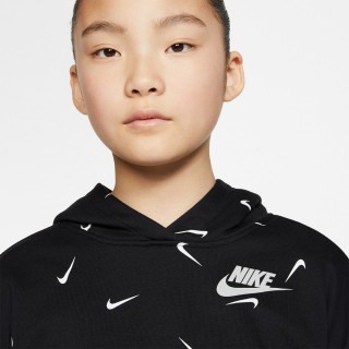 Nike Majica s kapuljačom G NSW CROP HOODIE AOP 