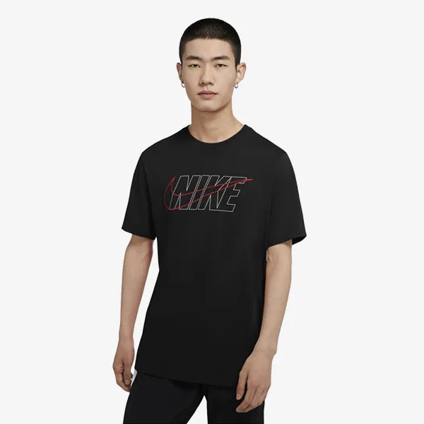 Nike T-shirt M NSW TEE BLK + SWSH ESSNTLS 