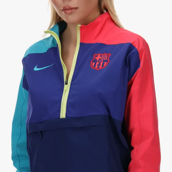 Nike Majica dugih rukava s polu patentom FCB W NK MIDLAYER QZ 