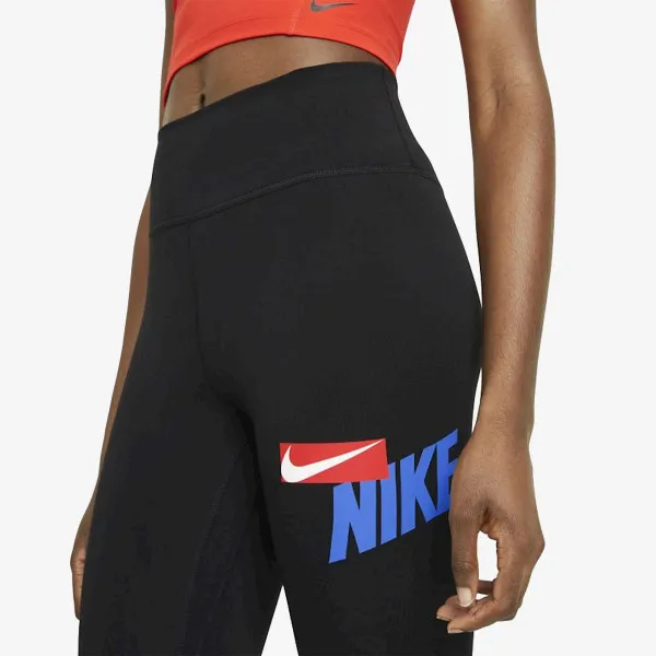 Nike Tajice One Mid-Rise Crop Graphic 