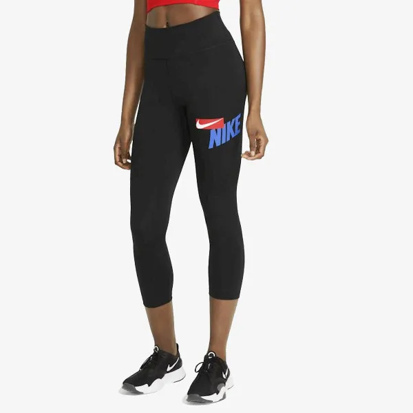 Nike Tajice One Mid-Rise Crop Graphic 