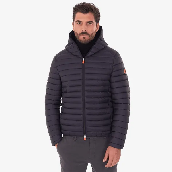 SAVE THE DUCK M HOODED JACKET ICEBERG B 