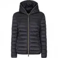 SAVE THE DUCK W HOODED JACKET GREY BLAC 
