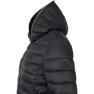 SAVE THE DUCK W HOODED JACKET GREY BLAC 