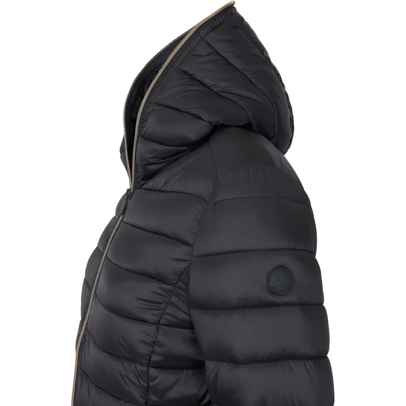 SAVE THE DUCK W HOODED JACKET GREY BLAC 