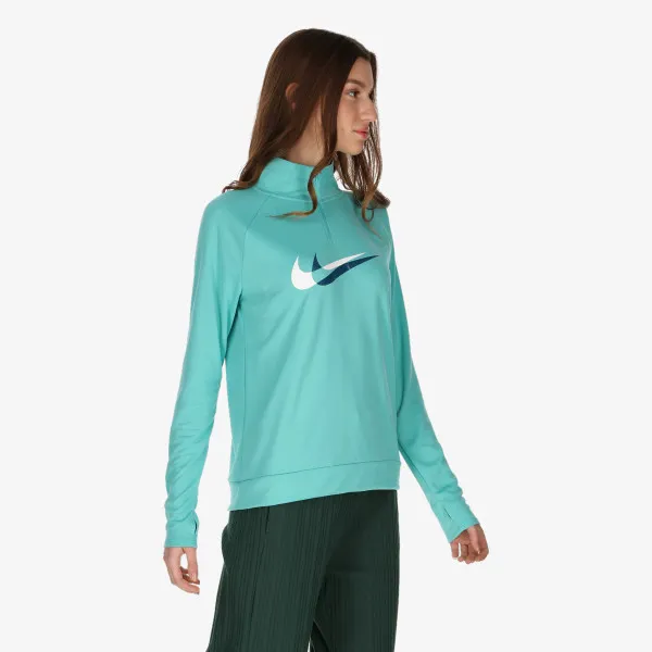 Nike Majica dugih rukava s polu patentom Dri-FIT Swoosh Run 