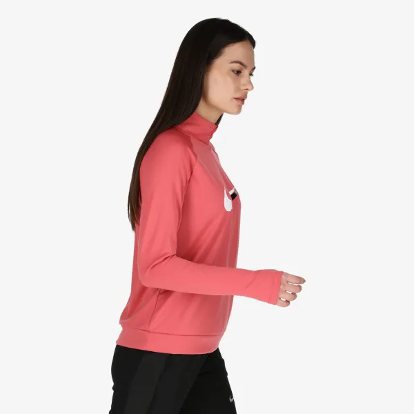 Nike Majica dugih rukava s polu patentom Dri-FIT Swoosh Run 