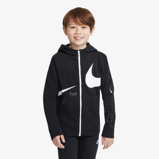 Nike Majica s kapuljačom na patent Sportswear Swoosh Fleece Full-Zip 