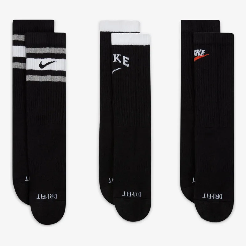 Nike U NK EVERYDAY PLUS CUSH CREW 3PR - 144 H 